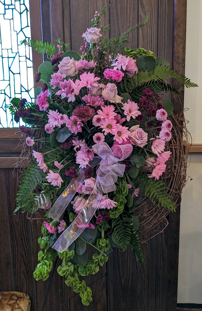 Flowers from Family - "Mom" "Grandma"
