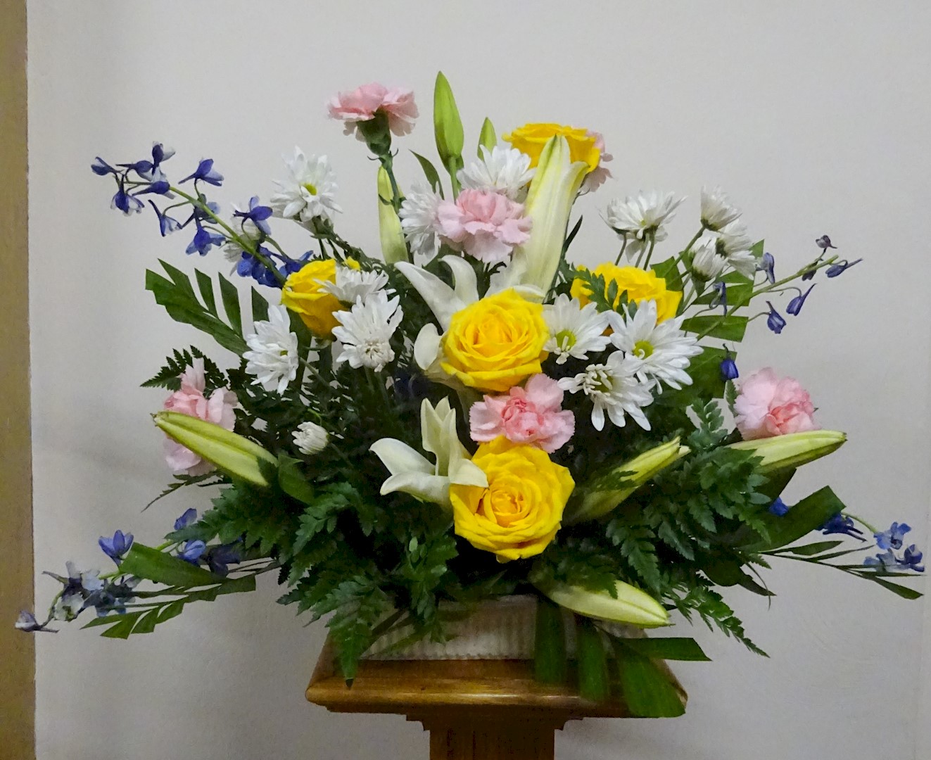 Flowers from Don and Randi, Inga, Kelda, Katie, and Families