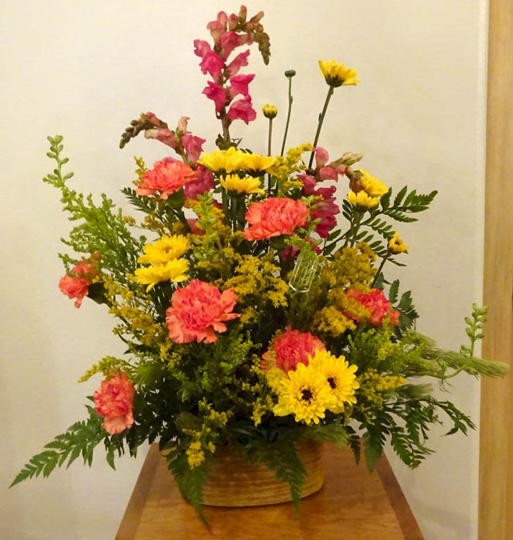Flowers from Richard Mauer and Jean Hunter