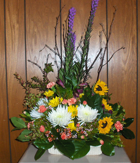 Flowers from Richard and Marcia Orr