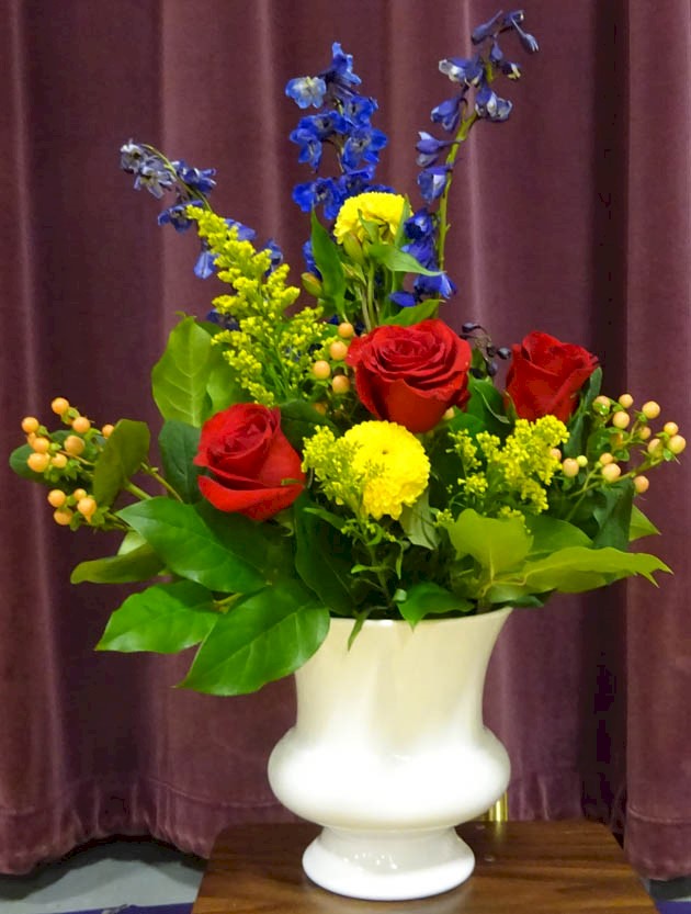 Flowers from Don and Marcia Sawvell