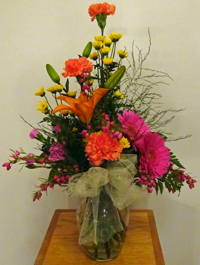 Flowers from Tony and Jean Hay and Family