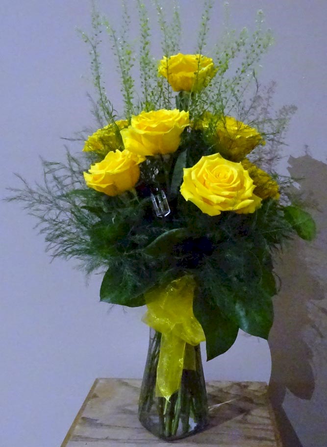 Flowers from Bill and Roxana Poppen