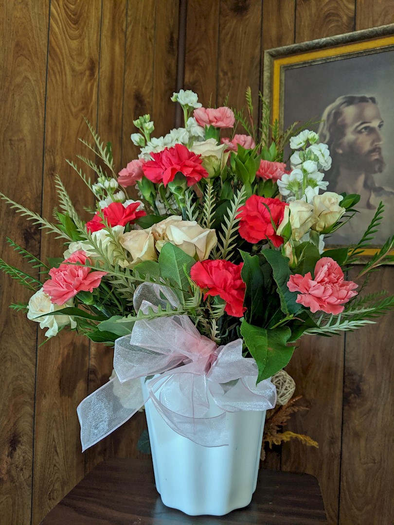 Flowers from Jim and Marjorie Letellier and Family