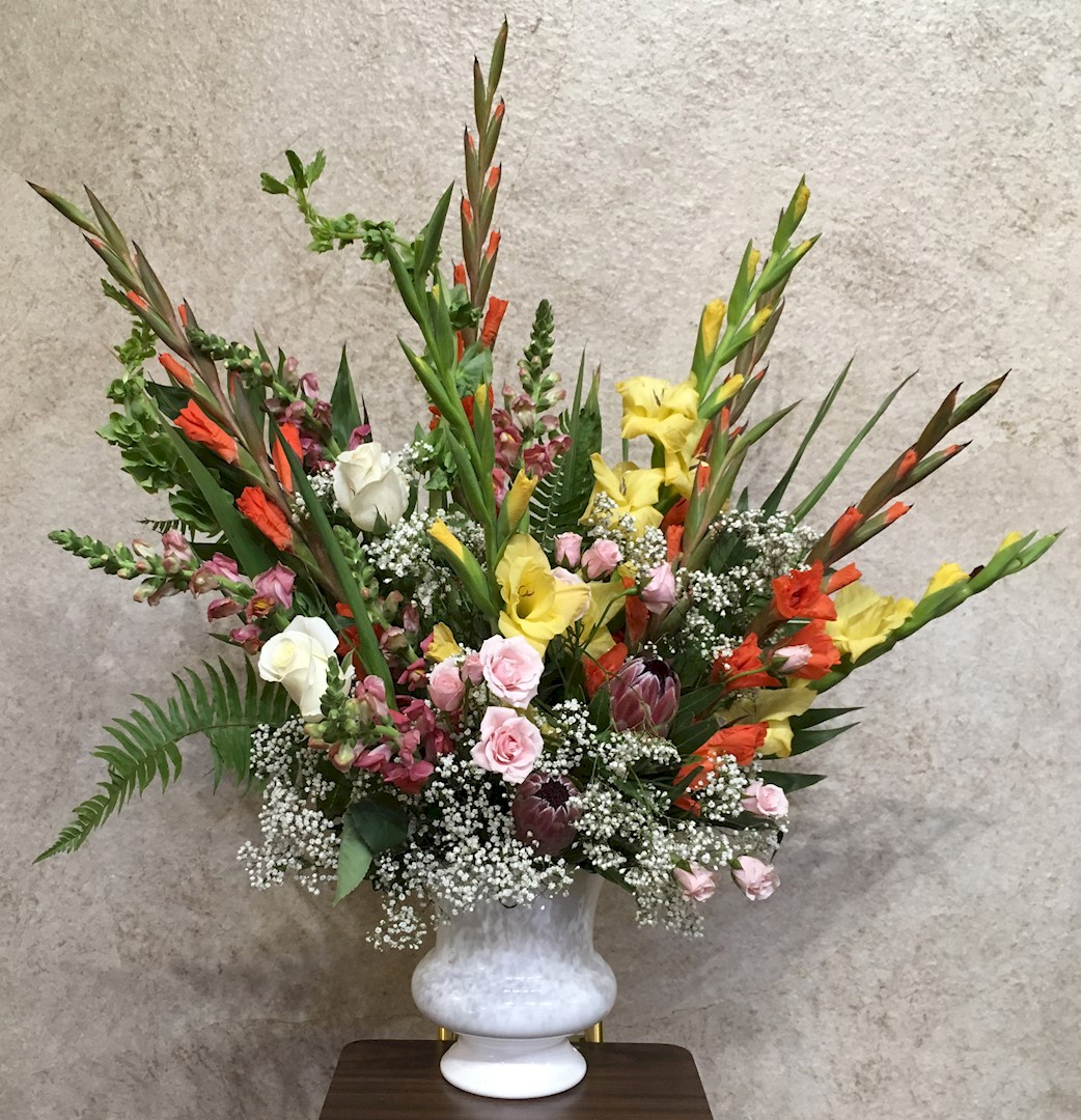 Flowers from Rick, Patt, Sarah, and Marjorie Hustead