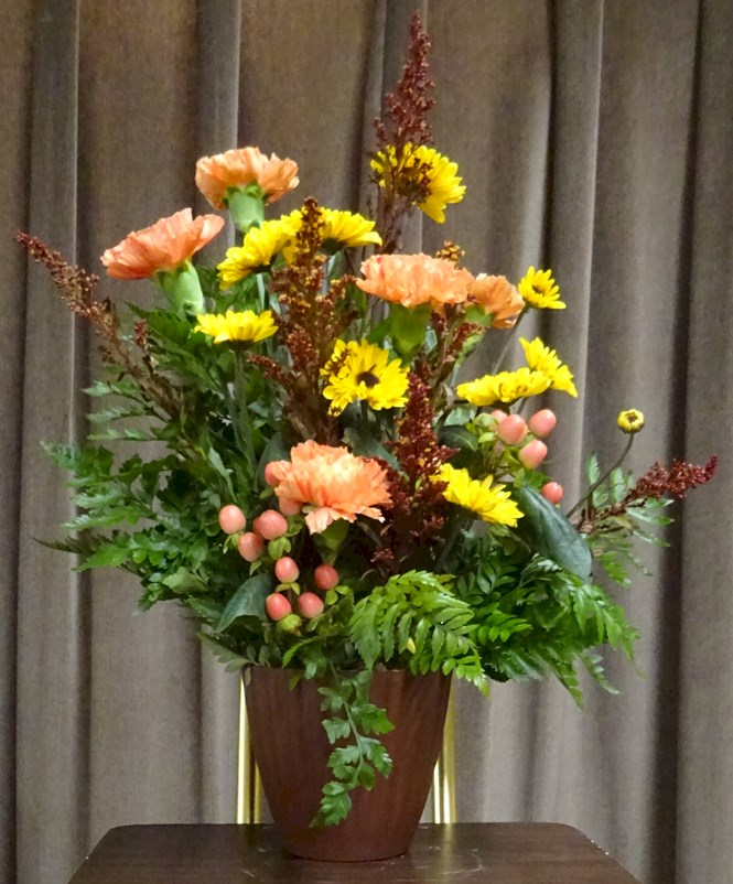 Flowers from Staff and residents at Centerville Care & Rehab