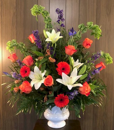 Flowers from Dr. Myles and Stephanie Crawford