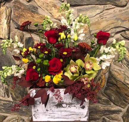 Flowers from Don, Jerry, Marie, and all Steakhouse employees