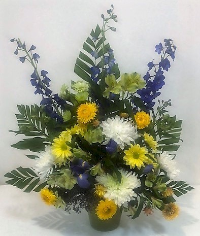 Flowers from Jim and Melissa Crouch; Kristen LeVe and Family; Marshall Crouch; Greta Crouch; and Heidi Perrett and Family