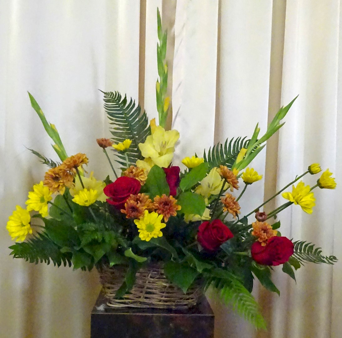 Flowers from Betty Lou Stratton and RoseAnn Wendell