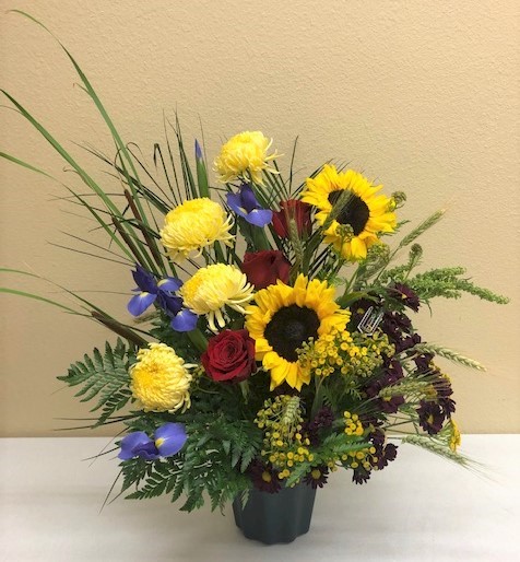 Flowers from Eaton Construction and Crew