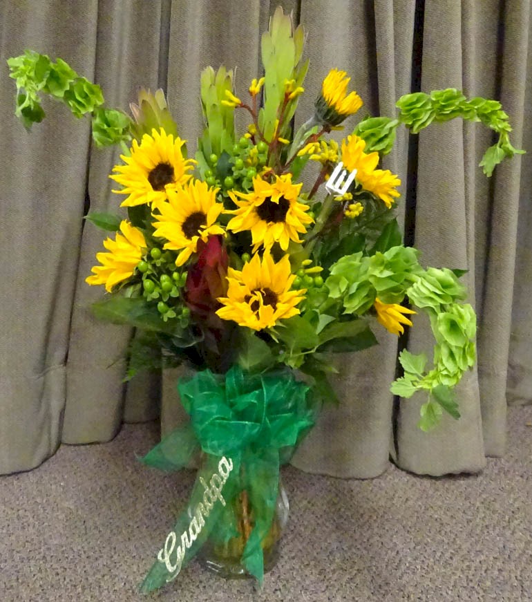 Flowers from "Grandpa" - Lisa, Julie, Katy, Richard, and Families
