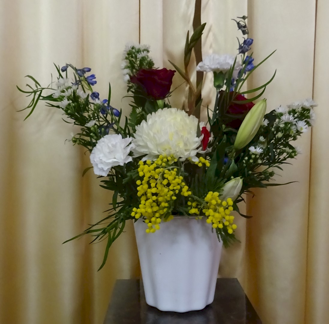 Flowers from The Faculty and Staff at the Health, Nutrition, and Science Department