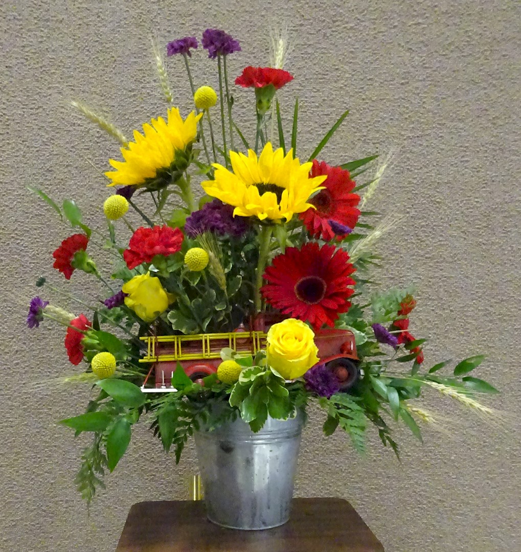 Flowers from Wall Ambulance Department