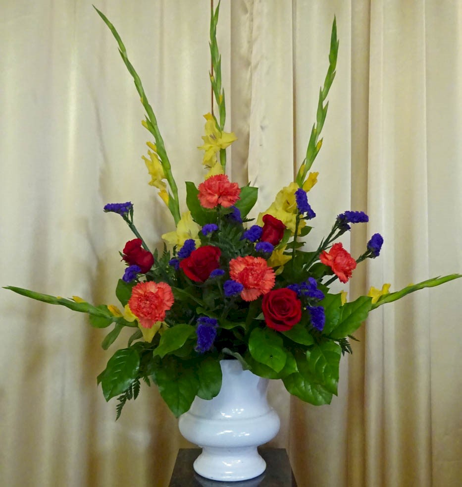 Flowers from Doyle's Frame and Auto Body - Nancy and Jeff