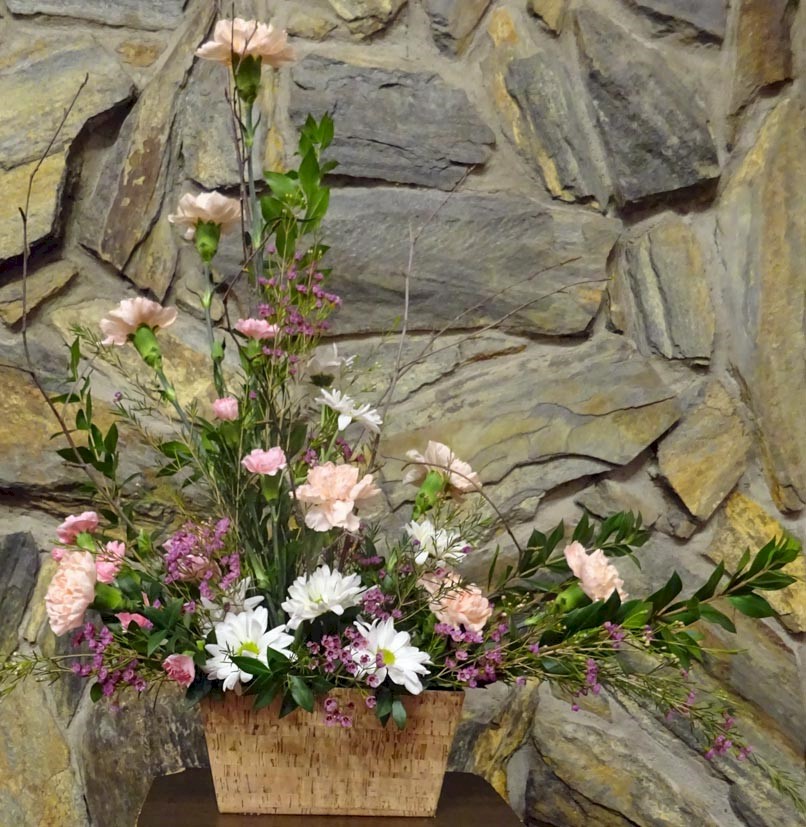 Flowers from Peggy and PeeWee, Leo and Sandra, and Charlie and Diane