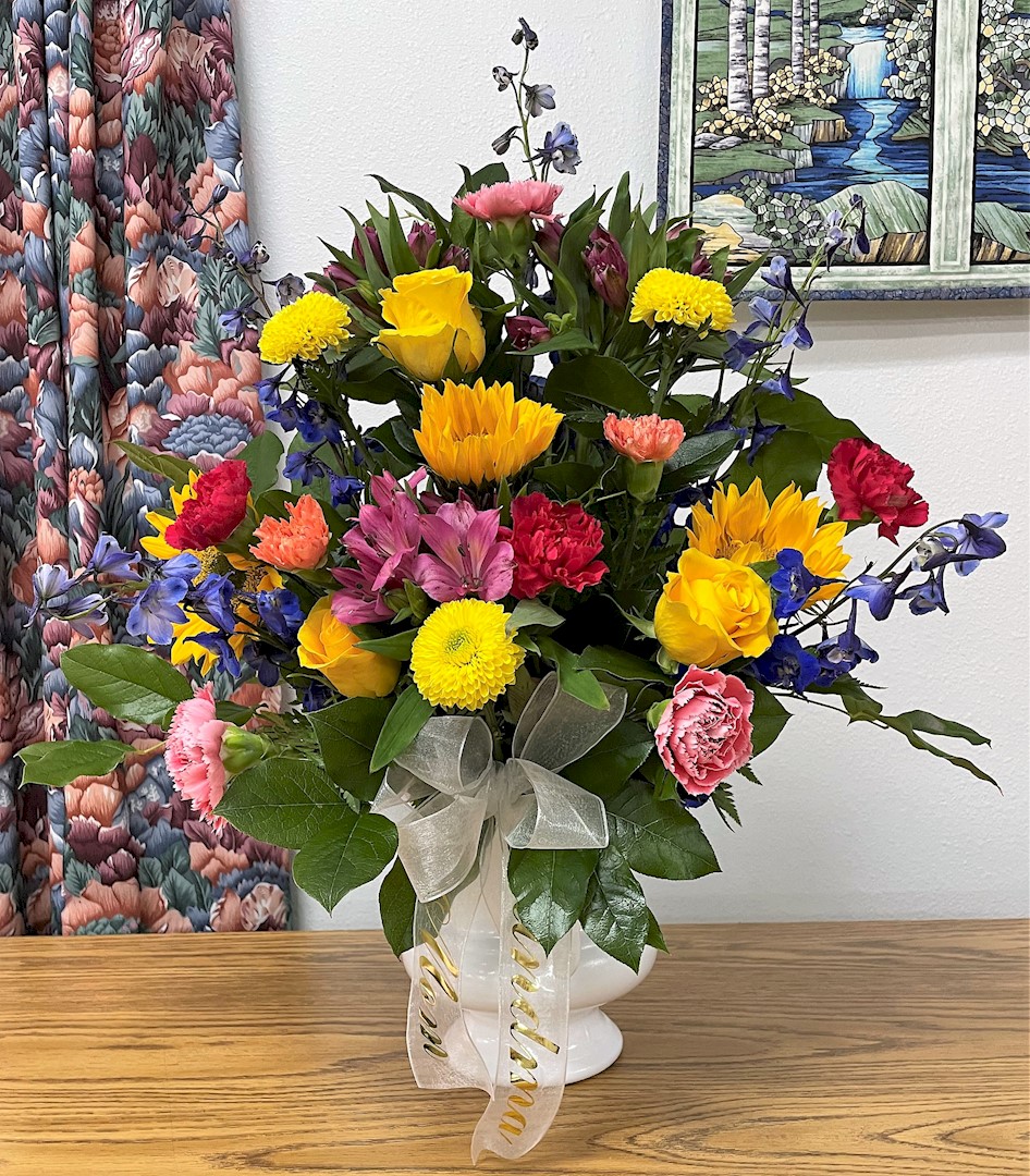 Flowers from Family - "Mom" "Grandma"
