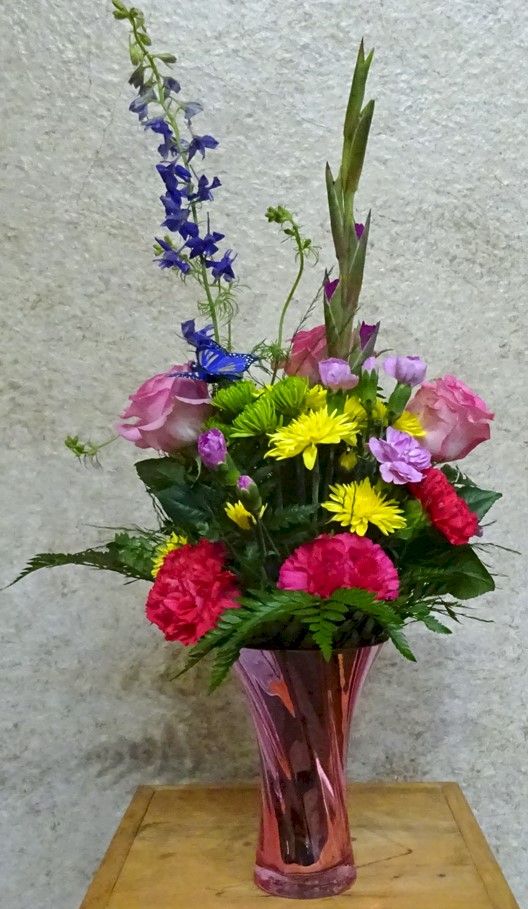 Flowers from Pat and Jackie Heathershaw