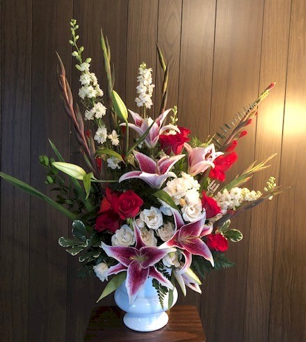 Flowers from Rick, Patt, Sarah, and Marjorie Hustead and the Wall Drug Staff