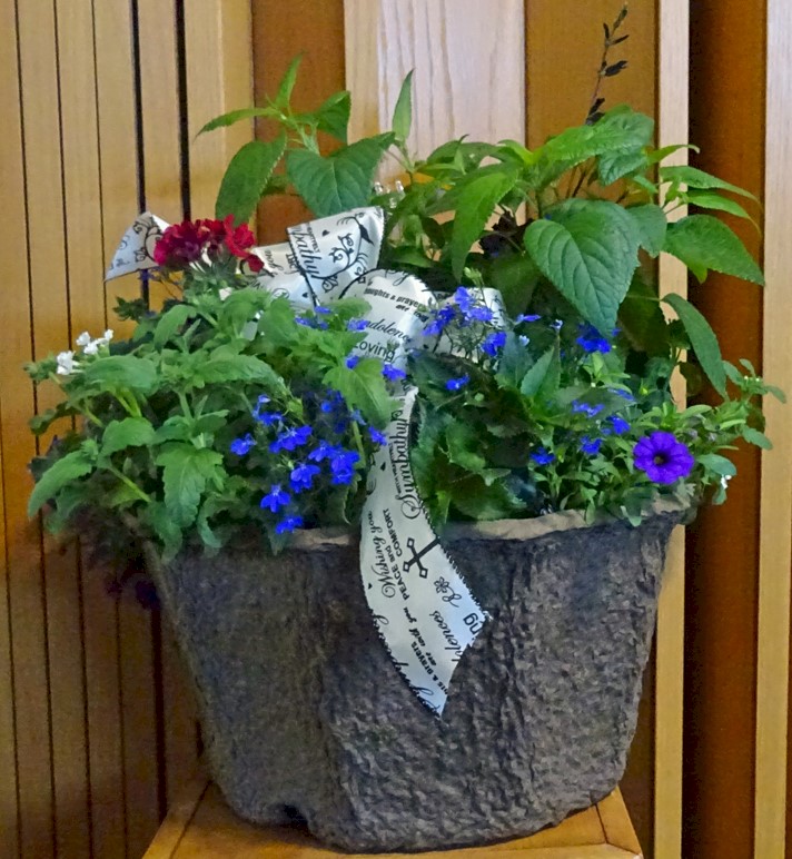 Flowers from Bielmaier Families - William, Jan and Stacy, Mary and Gary,
Cathy and Kieth, Cheryl and Scott, and Kevin and Jodi