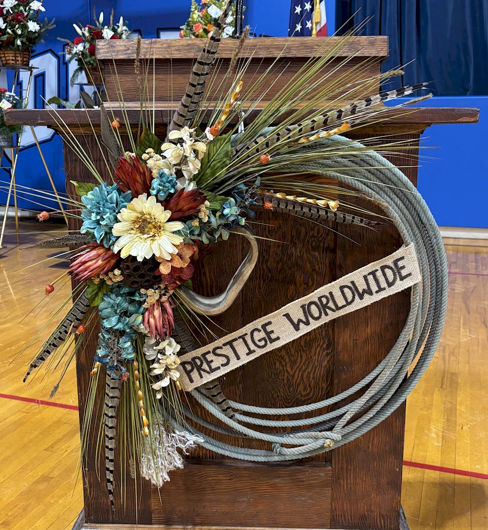 Flowers from Ranch Rodeo Team