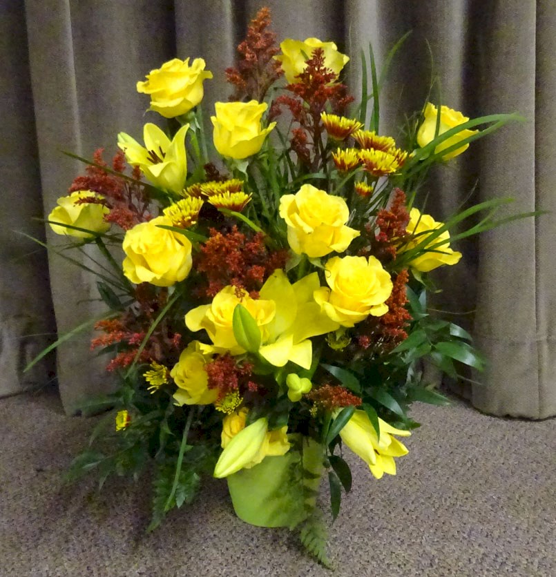 Flowers from Paul Newman, Julie, Richard, Josh, Sarah, Bryan, Joseph, and Jonathan