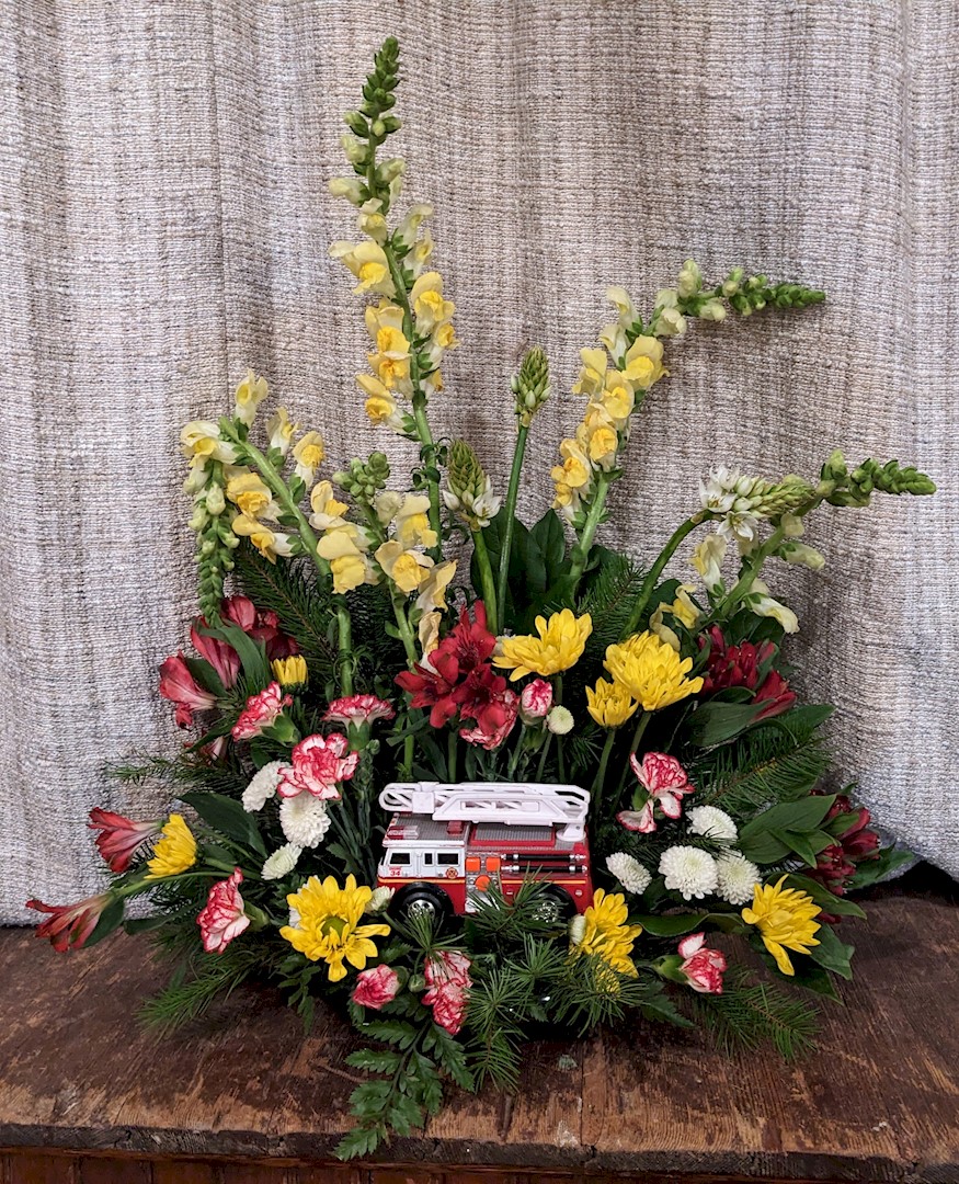 Flowers from Wasta Fire Department