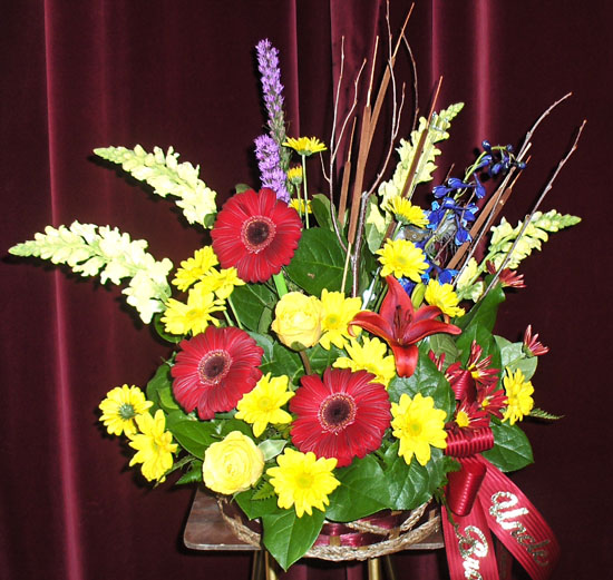 Flowers from Christi & John, Spencer, Alli and Megan