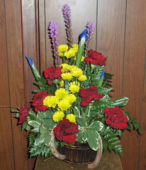Flowers from Chuck, Janet and Luke