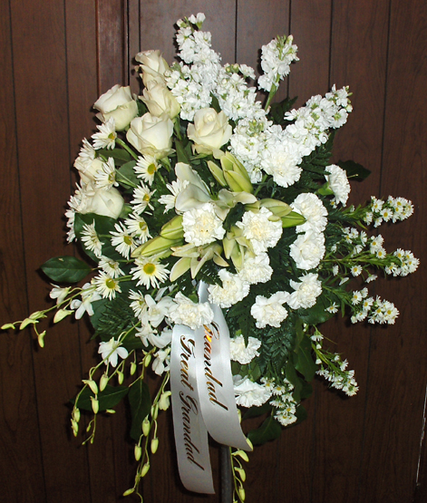 Flowers from "Granddad"   "Great-Granddad"
