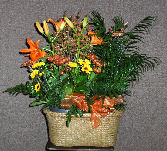 Flowers from Wally & Carol Hoffman and Family, and Audrey Hoffman