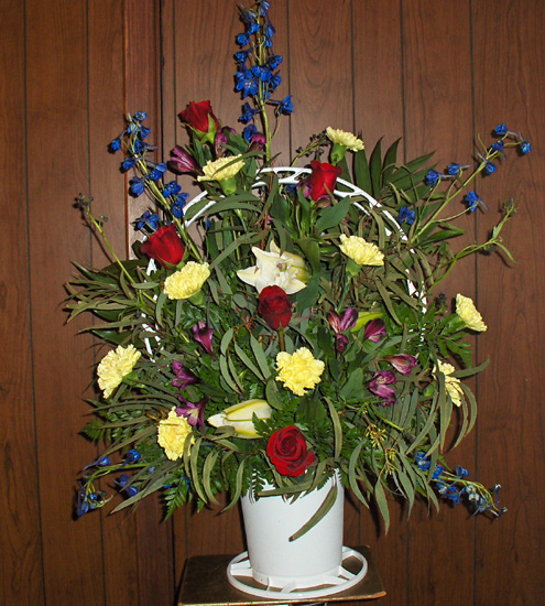 Flowers from Grant & Susan and Families, and All the Employees at America's Best Valu