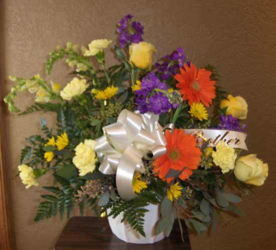 Flowers from Betty, Jack and Family