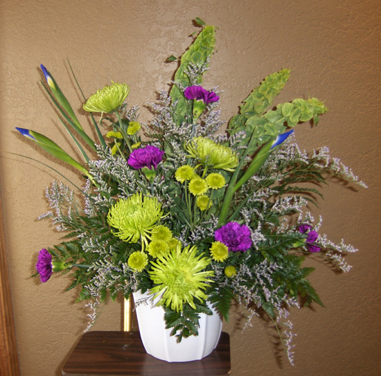 Flowers from Jerry & Lu, Chad & Paulette, Carrie and Dustin