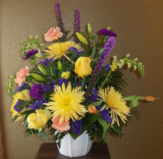 Flowers from Don & Donna Olivier and Family, Donna Newman and Family