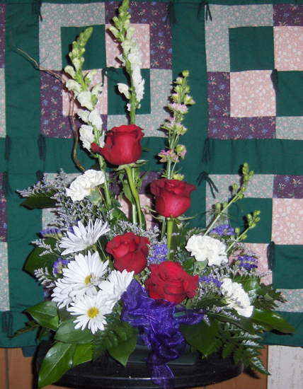 Flowers from Ron & Brenda, Greg & Candie, Carmen & Roger