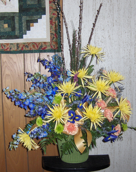 Flowers from Great Grandma & Great-Great Grandma