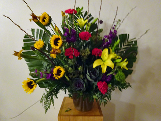 Flowers from Guy and Family