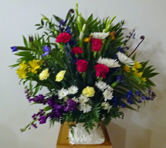Flowers from John and Family