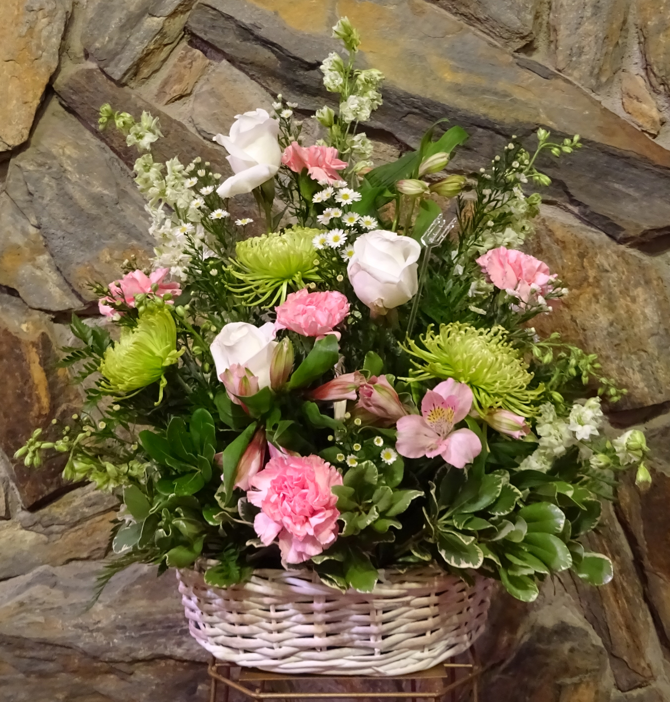 Flowers from Mary, Pat, Terry, and Claire Rock