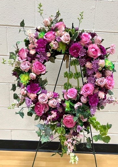 Flowers from Lane Logan Memorial Board