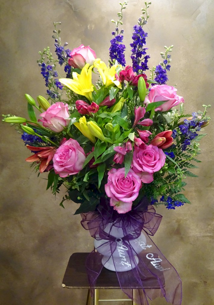 Flowers from "Aunt" "Great Aunt"