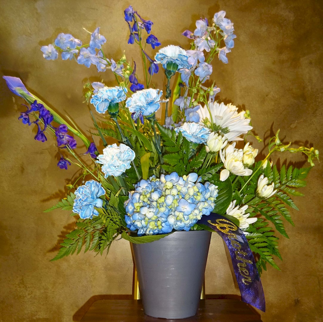 Flowers from Rich and Celia
"Brother"