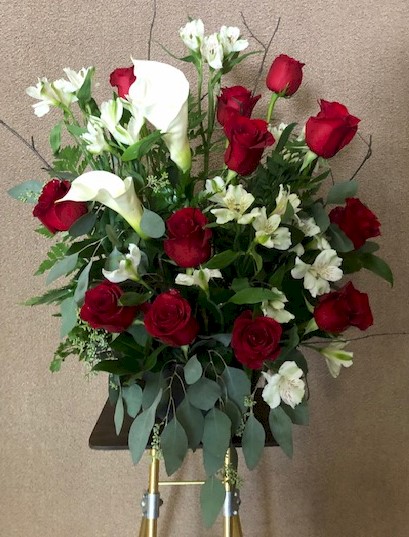 Flowers from Rick and Patt, Sarah, and Marjorie Hustead and the Wall Drug staff