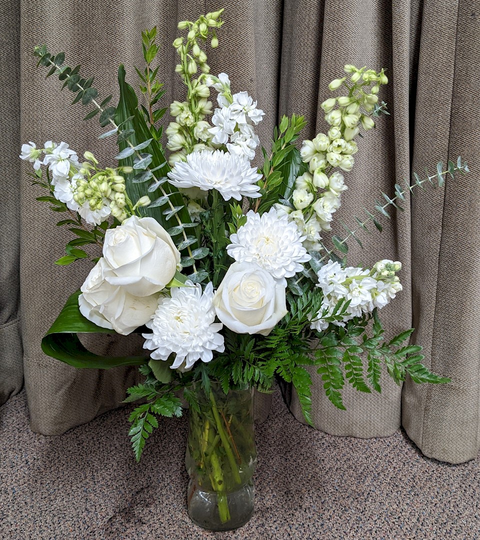 Flowers from Philip Booster Club - Joel, Duke, Terry, Carrie, and Paulette