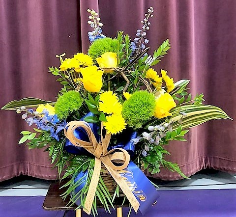 Flowers from Cathie and Family; Carrie, Lonny, and Family; Cory, Deidra, and Family; Cam, Stevie, and Family; Tina, Jae, and Family; and Chris and Family