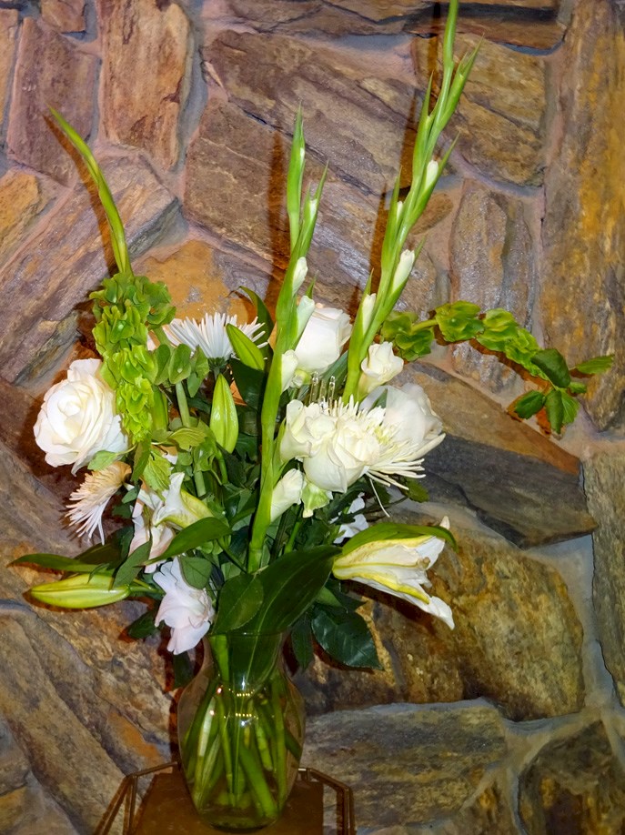Flowers from The Williams' Girls - Kathy, Laura, Ellen, and Maureen