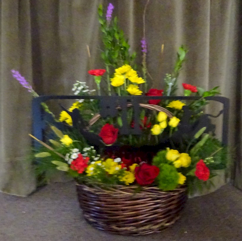 Flowers from J.R., RaeAnn, Jaisa, Parker, Rainee, and Cannin
