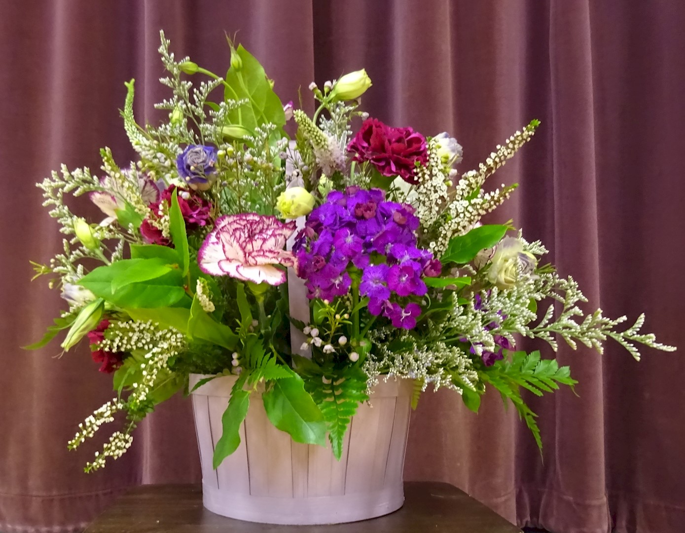 Flowers from Jim and Donna Muller; Kim and Mike Terales; and Becki and Bruce Terry
