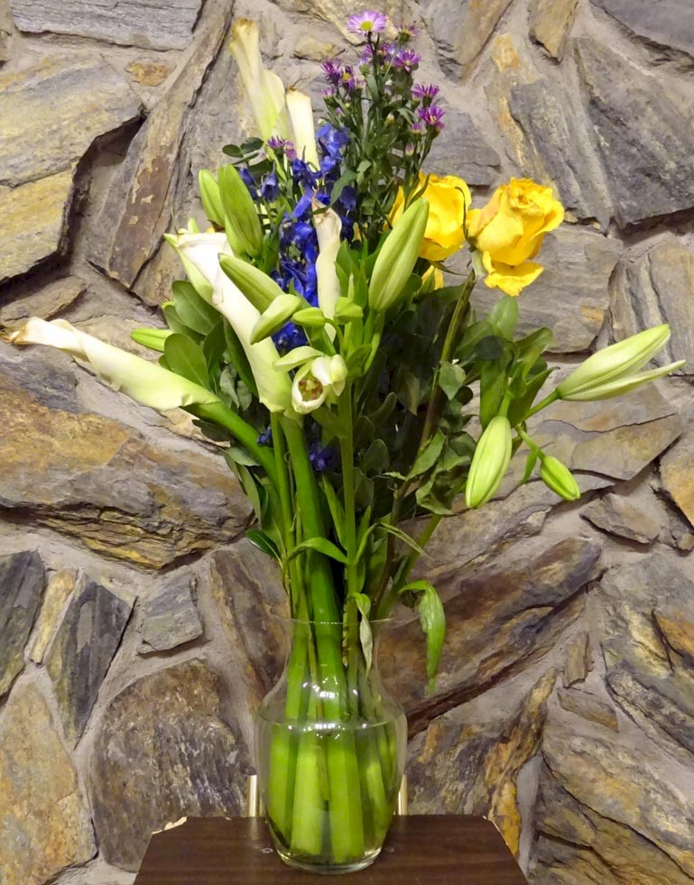 Flowers from Tim and Sean Moriarty and Robin Moriarty